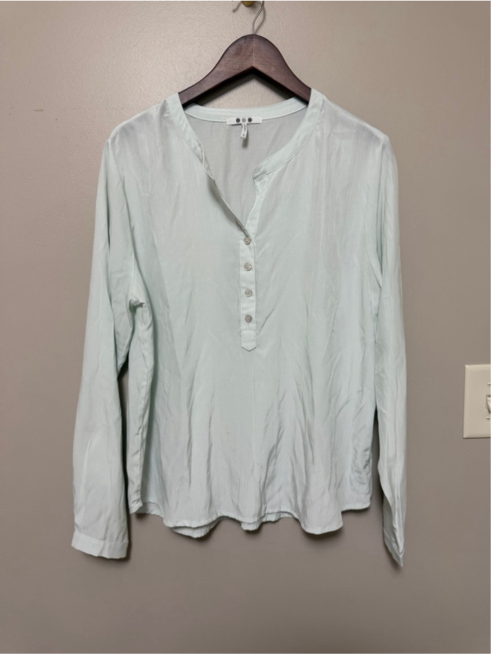 Three Dots Long Sleeve Blouse